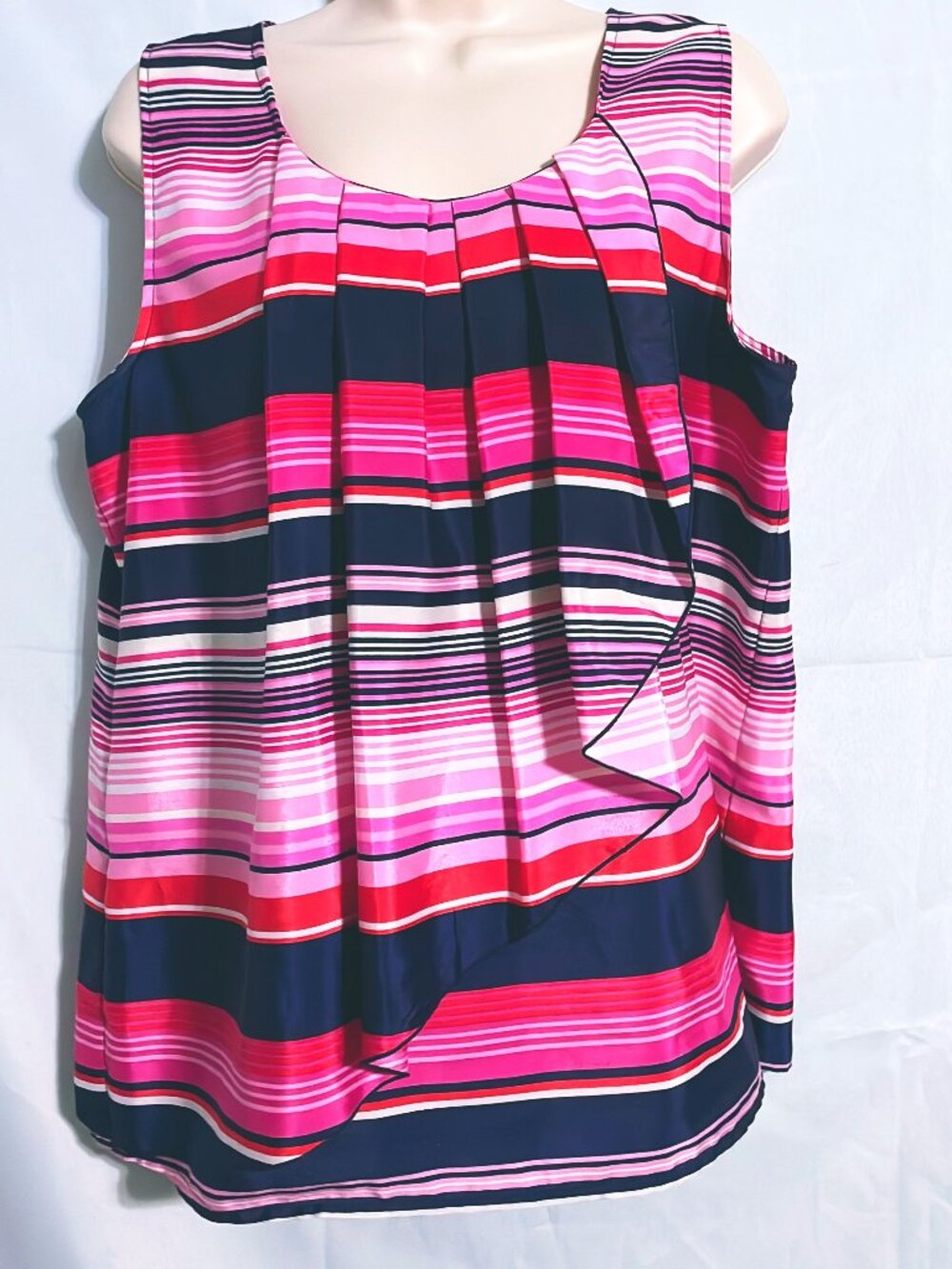 Renaissance Colorful Striped Top Size XL
